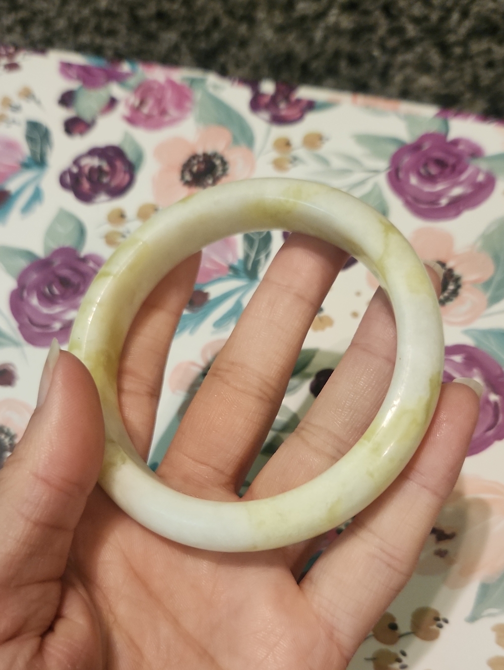 Jade (?) Bracelet Bangle
